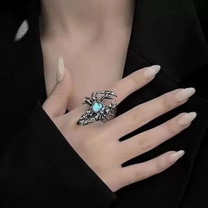 YW mode alliage de Zinc matériel ouverture femmes <span class=keywords><strong>Scorpion</strong></span> en forme de bague ouverte bijoux anneaux - Product Image 2