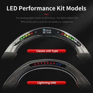 Volant intelligent personnalisé en fibre de carbone TDD avec LED pour Peugeot 308 - Product Image 5