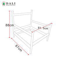 Fauteuil de détente moderne en contreplaqué de bois courbé-pour la cuisine et l'extérieur de l'hôtel Home Lounge