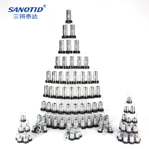 SANQTID 5X 10X 20X <span class=keywords><strong>50X</strong></span> 無限遠望遠調心平面対物レンズ Cカウント 工業冶金用長作動顕微鏡 - Product Image 3