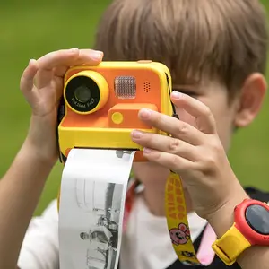 YEAH Cute 2.0" HD Screen 1080P Dual Lens Children Instant Print Camera for Kids Christmas Birthday Gifts Toys with Paper Roll