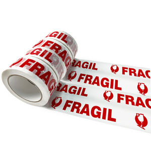 48mm*80m BOPP 아크릴 접착 BOPP 테이프 경고 문구 포함: 자동 또는 수동 카톤 밀봉용 48mm 폭 - Product Image 5