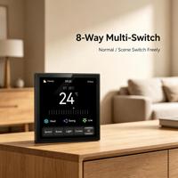 XZJ Panneau de commande central intelligent 4 pouces WiFi Zigbee Tuya avec écran, interrupteurs muraux de scène, système d'automatisation, produits pour la maison intelligente