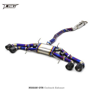 Catback-tubo de <span class=keywords><strong>Escape</strong></span> Y silenciador de titanio para <span class=keywords><strong>Nissan</strong></span> <span class=keywords><strong>GTR</strong></span>/GT-R 3.8TT, años 2008 a 2023 - Product Image 3
