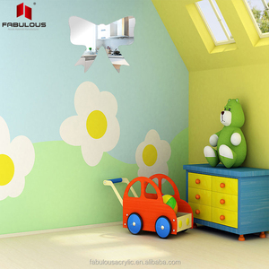 <span class=keywords><strong>Specchio</strong></span> appeso Cervo A Forma di Parete <span class=keywords><strong>Specchio</strong></span> Decorativo Moderno Design Nursery Decorazione Della Parete di Arte - Product Image 2