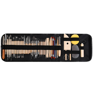 Venta al por mayor 31 Unids/set Cerámica DIY Juego de Herramientas Arcilla Cerámica Mango de Madera Moldeado Arcilla Esculpir Cerámica Juegos de Herramientas <span class=keywords><strong>Kit</strong></span> - Product Image 1