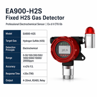 EA900-H2S Detektor Gas H2S Tetap Sensor Elektrokimia Ex d II CT6 Gb Tahan Ledakan IP66 Tahan Air Akurasi Tinggi Suara & Lampu
