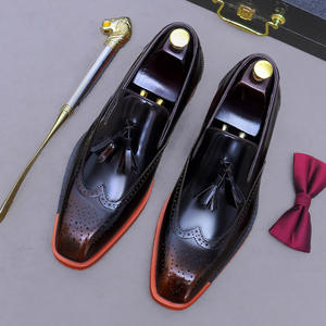 New 2026 fashionable durable and comfortable genuine leather round-toe formal casual <b>shoes</b> <b>for</b> <b>men</b> - Product Image 1