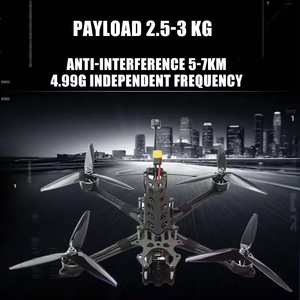 Chuyên nghiệp <span class=keywords><strong>Racing</strong></span> Mini <span class=keywords><strong>Drone</strong></span> 7 inch FP hình ảnh truyền dài phạm vi 10km 2.5 Wát 5.8gvtx VRX V2 nặng Tải trọng 2.5kg <span class=keywords><strong>FPV</strong></span> <span class=keywords><strong>Racing</strong></span> - Product Image 6