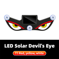 Lumière néon LED dynamique à expression variable, lumière solaire moderne pour voiture, lumière anti-collision pour vitre arrière, PVC