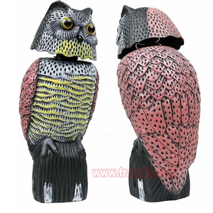 Ahuyentador de Aves Ecológico para Jardín, con Forma de Búho o Águila, para Pared Exterior, con Cabeza Móvil - Product Image 3