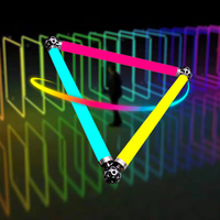 Tube LED programmable RGB Milky PC 24V CC, barre lumineuse à pixels pour scène, club et soirée dansante