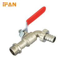 IFAN PLUS extérieur robinet Long Chrome conception personnalisée poignée en fer jardin d'eau 1/2 "-3/4" longue robinet Bibcock
