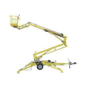 Boîte de vitesses de moteur de levage de flèche électrique extérieure de haute qualité-Haute capacité 200kg Man Lifter 20m Hauteur de levage pour une utilisation en construction - Product Image 1