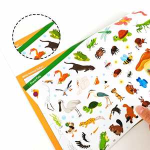 Atractivo Juguete Educativo, Libro de Actividades para Niños de 3 a 5 Años, Mi Primer Libro de Pegatinas de Animales para Buscar y Encontrar - Product Image 4