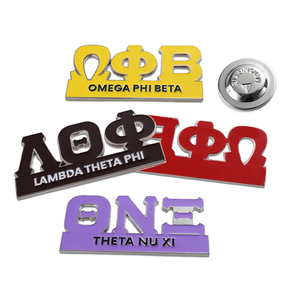Broches personnalisées tendance pour femmes et hommes - Métal plaqué or/argent magnétique pour <span class=keywords><strong>nom</strong></span> personnalisé, <span class=keywords><strong>initiale</strong></span>, <span class=keywords><strong>logo</strong></span>, design 2D/3D - Product Image 5