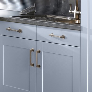 YONFIA 3715 - Tiradores y Pomos de Latón Cepillado para Puertas de Armarios de Cocina Modernos, Herrajes para Muebles - Product Image 6