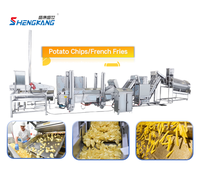 SK ligne complète chips de pommes de terre entièrement automatique haute productivité en acier inoxydable ligne de traitement pour fruits légumes noix nouveau