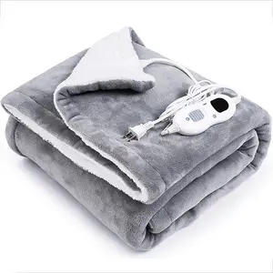 Electrische Warmte Elektrische Deken Heizdecke Europe Heater Pad Elektric Warm Heating Throw Electric Blanket for Winter Bed