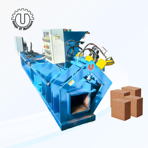 Presse à balles hydraulique industrielle multifonctionnelle pour la fabrication de blocs de tourbe de coco, idéale pour le recyclage des déchets de fibre de coco, balles de 30x30 cm - Product Image 1