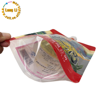 Pochette Doypack Personnalisée Réutilisable Résistante à la Chaleur Qualité Alimentaire Recyclable Matière PET+PE avec Bec Verseur pour Eau Minérale et Bière