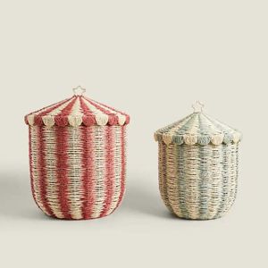 Panier <span class=keywords><strong>de</strong></span> rangement tissé panier <span class=keywords><strong>de</strong></span> <span class=keywords><strong>fruits</strong></span> <span class=keywords><strong>de</strong></span> bureau maison stockage jouet <span class=keywords><strong>décoration</strong></span> - Product Image 1