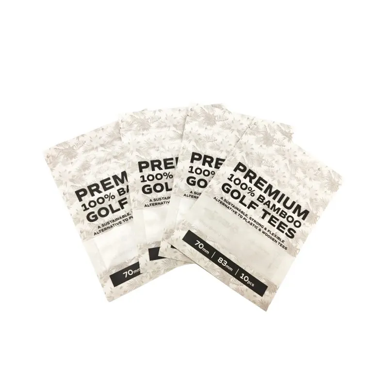Pochette d'emballage en papier kraft blanc écologique personnalisée avec impression personnalisée 250g 500g sac d'emballage de jouet dégradable debout