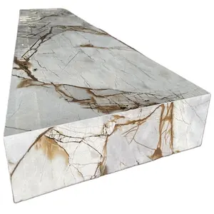 Marble texture sintered stone slab for kitchen countertop coffee top tabletop sintered stone kitchen top