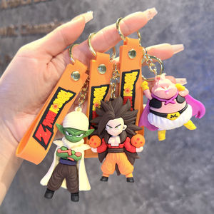 พวงกุญแจ PVC 3 มิติลายการ์ตูนมังกรสุดเท่ ขายส่ง พวงกุญแจยางอนิเมะ ของตกแต่งพวงกุญแจรถยนต์ - Product Image 3