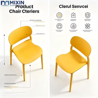 Chaise de bureau empilable en plastique PP, couleur personnalisée, légère, écologique, hauteur réglable, pour réunions, salle à manger, chambre