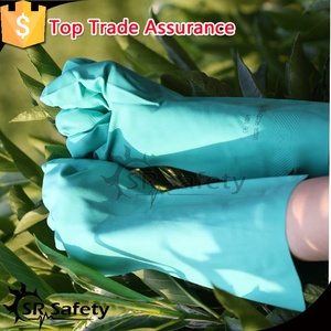 Guantes Resistentes a Químicos SRsafety, Guantes de Nitrilo Verdes para Pesca, Guantes para Trabajos Domésticos - Product Image 5