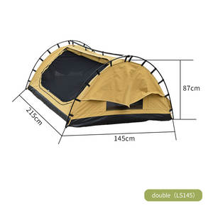 Tienda de Campaña Tipo Swag Portátil para 2 Personas, para Campamento, Viajes al Aire Libre, Tienda de Campaña Doble Grande para Parejas en Venta - Product Image 2