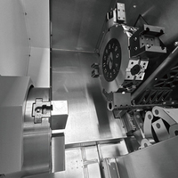 Tour CNC à lit incliné horizontal compact TCK36A, centre de tournage haute précision à broche unique, machine de tournage et de fraisage
