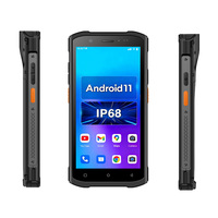 PDA Industrial Android 11 Resistente, 5.5 Pulgadas, 4G, UHF, NFC, Escáner de Códigos de Barras 1D/2D, Lector de Códigos QR, Colector de Datos, Inventario