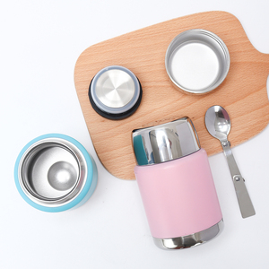 Boîte à lunch isotherme à double paroi en acier inoxydable avec couvercle, pour sublimation - Product Image 5