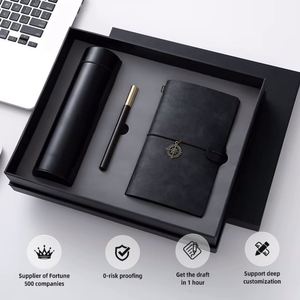 Ensemble cadeau d'affaires de luxe avec logo personnalisé FX, carnet en PU, stylo en métal, marque Starlink, couleur et forme personnalisées, boîte cadeau promotionnelle d'entreprise - Product Image 1