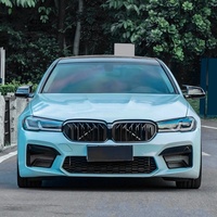 Kit carrosserie pour BMW Série 5 F10/F18 (2011-2017) modifié pour G30/G38 (2021-2023) M5 : Pare-chocs avant, calandre, jupes latérales, kit d'aménagement extérieur