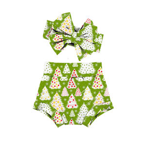 Productos de Moda: Pantalones Cortos de Cintura Alta para Bebés con Diadema de Lazo, Estampados de Arcoíris, Shorts para Niñas Pequeñas, Shorts de Boutique para Niñas - Product Image 4