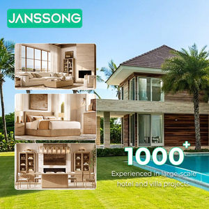 Set Sofa Ruang Tamu Rumah Mewah, Sofa Bed Hotel Resor Bintang Lima, Set Sofa Ruang Tamu Villa, Set Furnitur Interior - Product Image 5