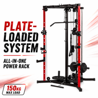 Système de câbles pour rack de musculation à domicile, cage à squats, barre de traction, lat pulldown, machine de musculation réglable pour entraînement de force