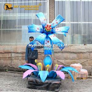 สวน AP25301 Mydino <span class=keywords><strong>ดอกไม้</strong></span>สีฟ้าภาพเคลื่อนไหวที่น่าสนใจ - Product Image 4