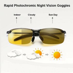Gafas de Sol Polarizadas Fotocromáticas con Lentes de Cambio de Color para Conducir de Noche, para Hombre y Mujer, Venta al Por Mayor - Product Image 2