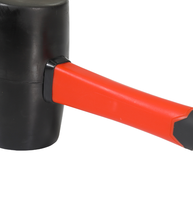 Marteau en caoutchouc avec manche en fibre de verre, durable, personnalisable, de qualité industrielle, multifonctionnel, marteau d'amortissement, outil pour carrelage céramique