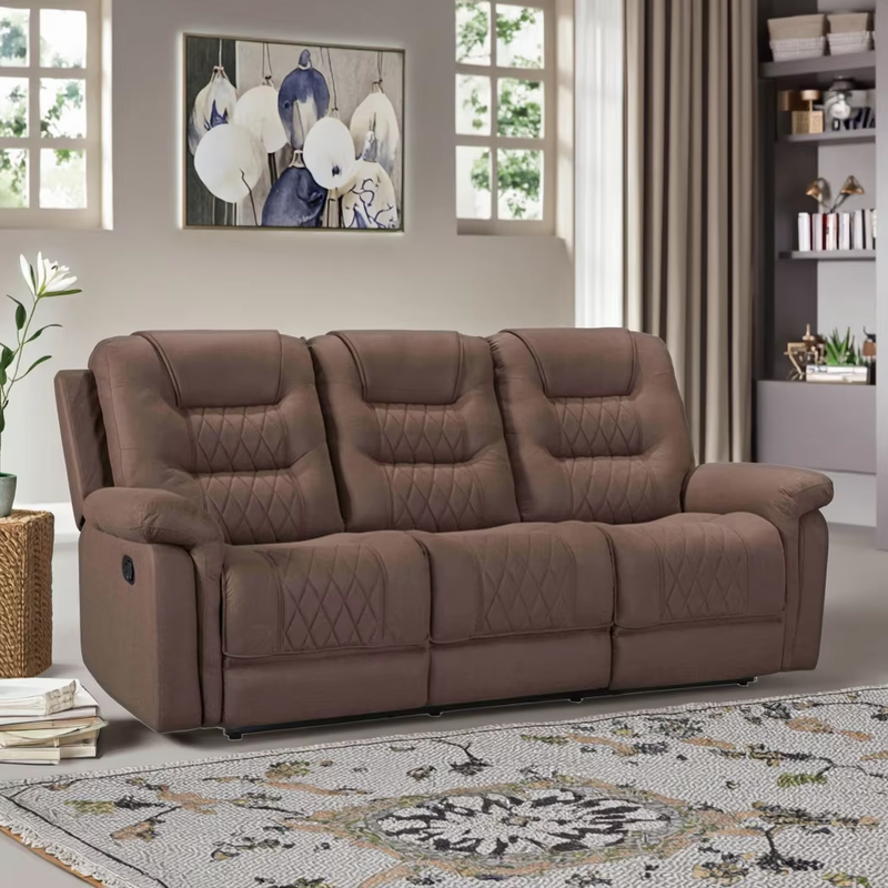 Modern 3 Seater Recliner Sofa with