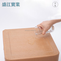 Nouvelle boîte en carton carrée 37x37cm, base personnalisable en hauteur pour poudres chimiques et produits pharmaceutiques