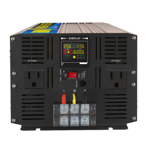 SGPE-6000W Sistema de Energía Solar Residencial de Onda Sinusoidal Pura, Fuera de la Red, 12V/24V/48V 110V/220V AC, 94% de Eficiencia - Product Image 4