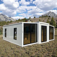 Maison de conteneur extensible de luxe de haute qualité de 20 pieds, bureau, maisons de conteneurs maritimes, villa préfabriquée avec panneaux sandwich
