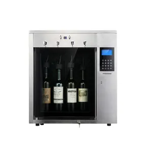 Stainless Steel IC Card Wine Dispenser Cooler 4 Bottle Red Wine Cooler From China