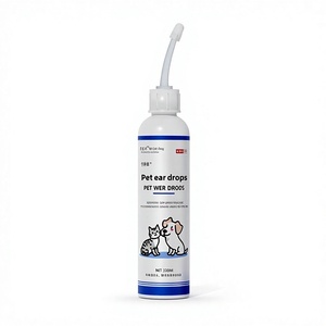 Gotas para Oídos de Mascotas Aichong Xing para Perros y <span class=keywords><strong>Gatos</strong></span> - Solución Antiinflamatoria y Esterilizante para la Limpieza de Oídos, Botella de 120 ml - Product Image 1