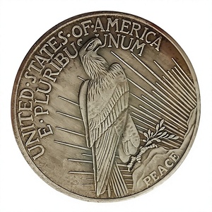 Moneda con Emblema Nacional <span class=keywords><strong>Americano</strong></span>, Medalla Coleccionable Águila de la Libertad de EE. UU., Decoración para el Hogar, Artesanía Metálica, Recuerdo, Regalo, Fundición Ángel/Fruta - Product Image 4